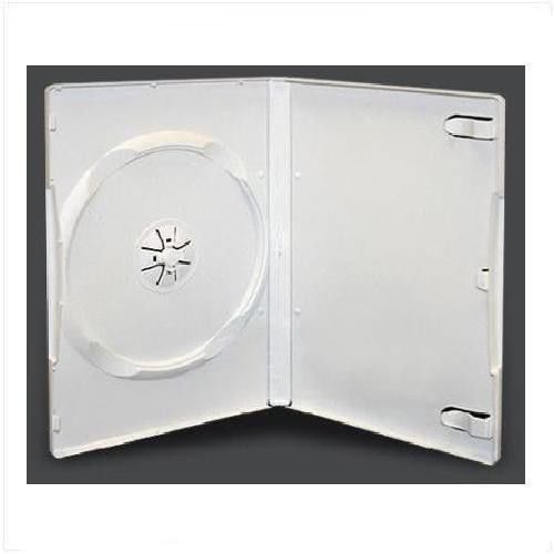 1 - White DVD Case -14mm Standard Empty DVD/CD-Rom Movie Case - Free Shipping