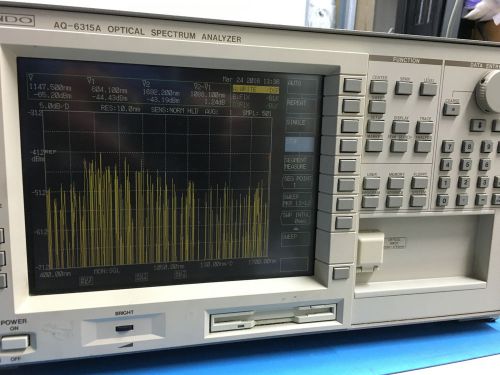 Ando AQ6315A Optical Spectrum Analyzer   OSA calibated