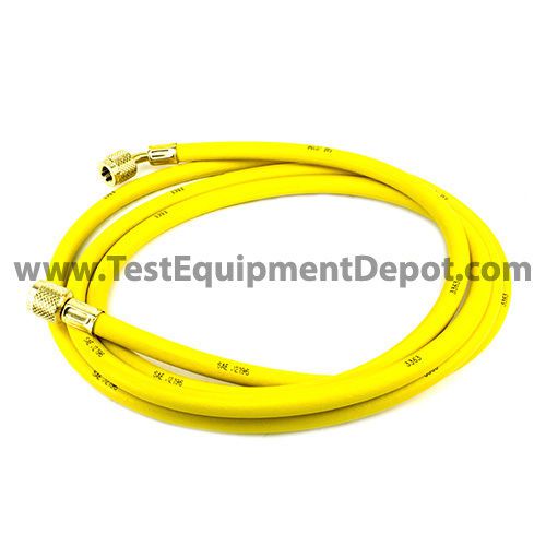 Yellow jacket 21096 96&#034;, yellow, plus ii 1/4&#034; charging hose hose for sale
