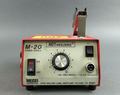 Meisei Corp Hotweezers M-20 Power Supply for Soldering 45W, 50/60 Hz, 115 VAC