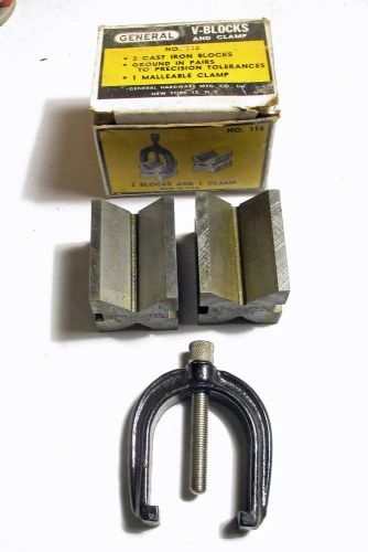 General No. 116 V-Blocks and Clamp Set