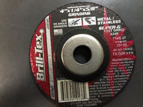 Brilliant 4&#034; grinding wheel