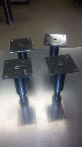 Pitco Fryer Leg Set  6&#034; adjustable plate mounts