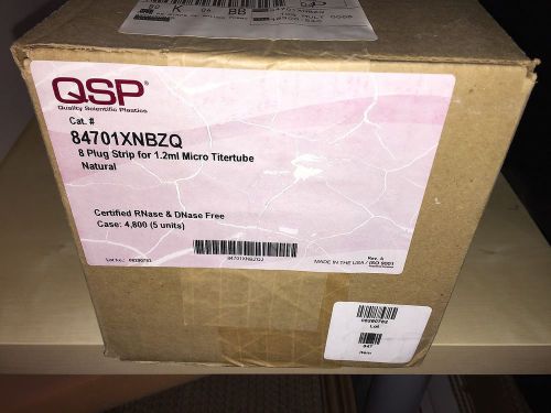 NEW QSP 1.2ml Titretubes, 8 Plug Strips, Natural (cs960)(Cat#84701XNBZQ)