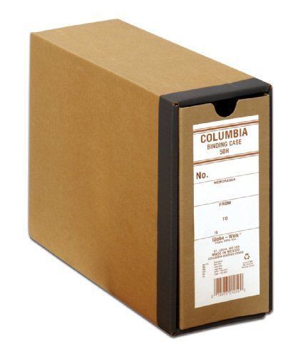 Globe-Weis B50H Columbia recycled fiberboard binding case, 3-1/8 capacity, size