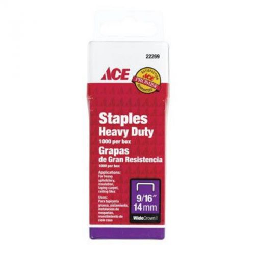 Staple 9 / 16&#034; Hd Ace Staples 22269 082901222699