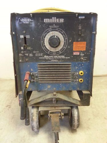 Miller Dialarc 250-AC/DC 250A Single Phase AC/DC Welder 200-230/460V Mobile Cart