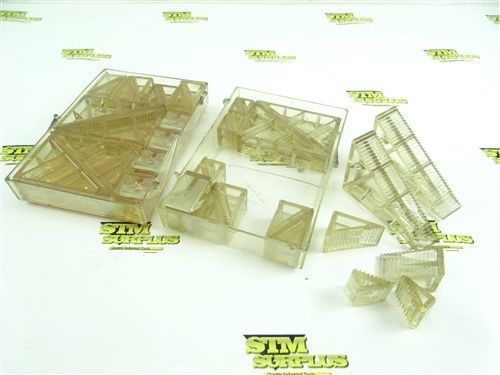 BIG LOT OF PLASTIC STEP BLOCKS 20 PAIR ASSORTED SIZES CB BRAND