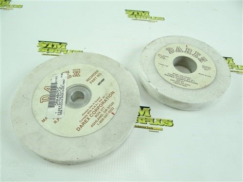 PAIR OF DAREX GRINDING WHEELS 1-1/4&#034; BORE 5/8&#034; SLEEVE PART # 4854 &amp; 4851