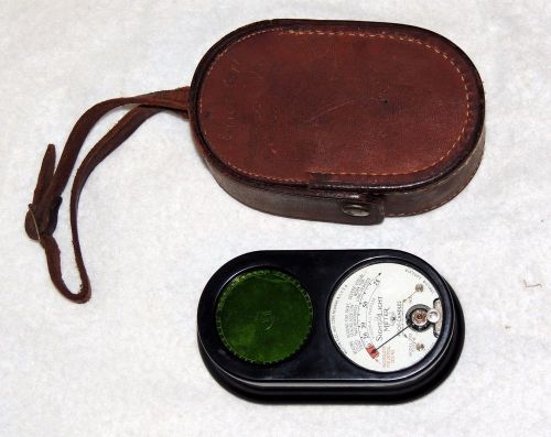 Weston Sight Light Meter 0-75 Candlepower Model 703 Vintage Bakelite w/Case