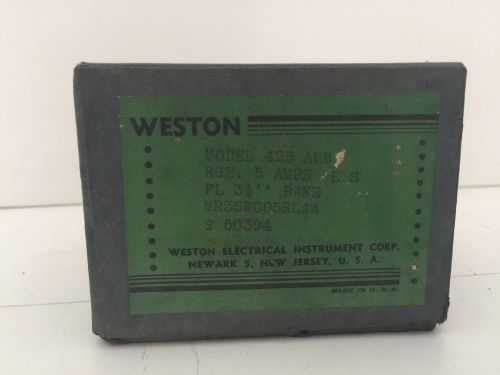 Weston amperes meter - model 425 mmm for sale