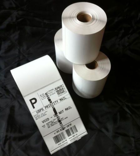 4 ROLLS 4&#034;X6&#034; 1800pcs Direct Thermal Labels Zebra ZP450 505 550 UPS FEDEX USPS