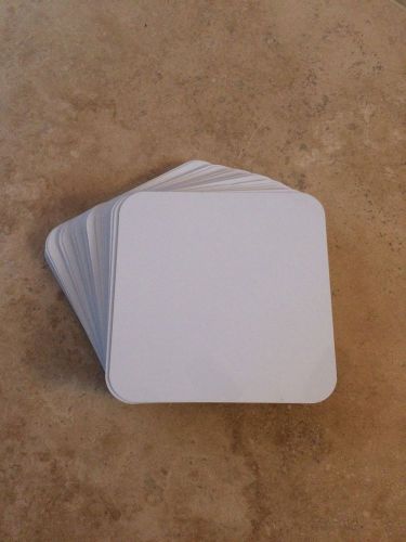 50ea Dye Sublimation Aluminum Square Blanks 4&#034;x4&#034;