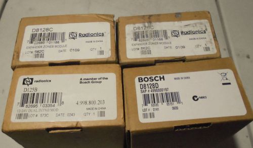 Radionics D8128C, D8128D &amp; D125B, OCTOPOPIT Expansion Module LOT OF 7  PER BID