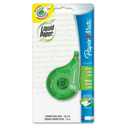 Liquid Paper DryLine Correction Tape, NonRefillable, 1/5 x 393 1/2PAP6137106