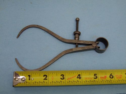 Starrett 6 inch  outside caliper with quick release screw vintage