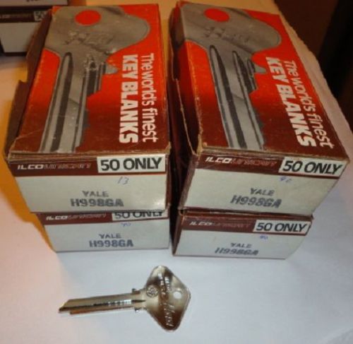 133 new ilco key blanks yale h998ga