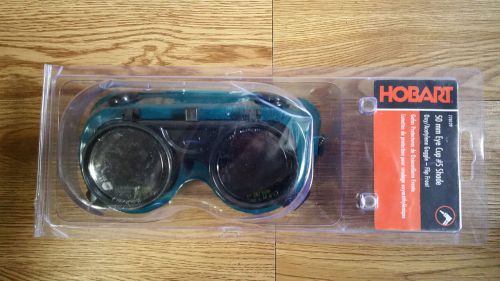 Hobart 770129 oxy/acet, goggle - flip front, 50mm eye cup shade #5 for sale