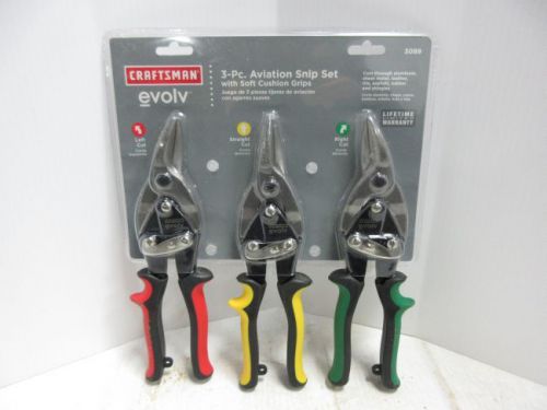 Craftsman Evolv 3 pc aviation snip set