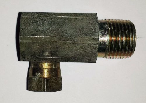 Hydraulic fitting 5/8 male npt x 1/2 swivel female, 90 degree, elbow for sale