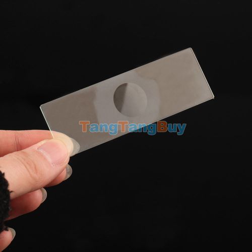 5 pcs reusable laboratorial single concave microscope blank glass slides 7103 for sale