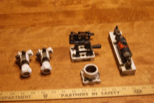 Bundle of Vintage Porcelain Electrical Parts Pole Switch, Knobs, Etc