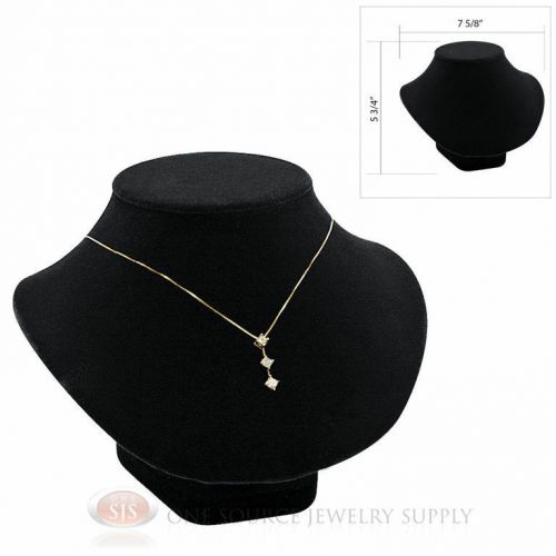 5 3/4&#034; pendant necklace black velvet neckform jewelry presentation display stand for sale