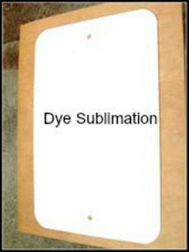 20pcs. 9&#034;x12&#034; .032 gloss dye white sublimation aluminum sign blanks,0.5 rc, mask for sale