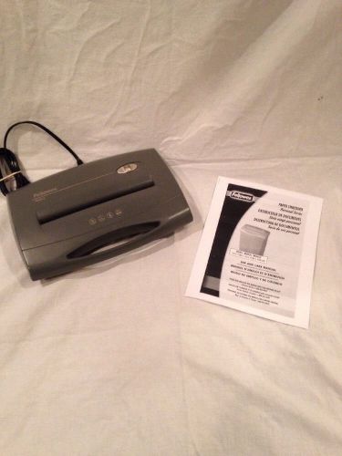 Fellowes model# P500-2 Paper Shredder W/ Auto Start Sensor &amp; instructions