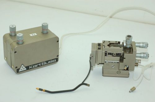Karl suss ph400 micropositioner w/ x/y/z controller - for parts or repair (c) for sale