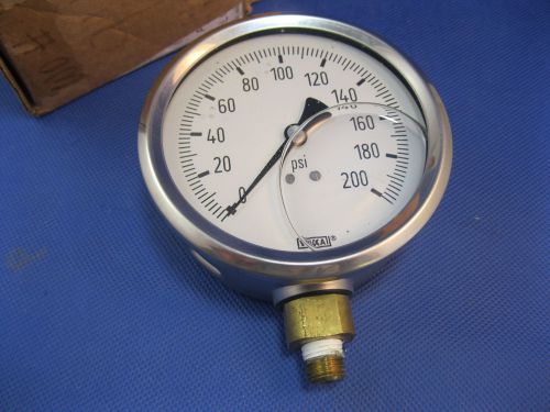 Wika Pressure Gauge 200PSI 96999134 1/4&#034; NPT LM - NEW IN BOX