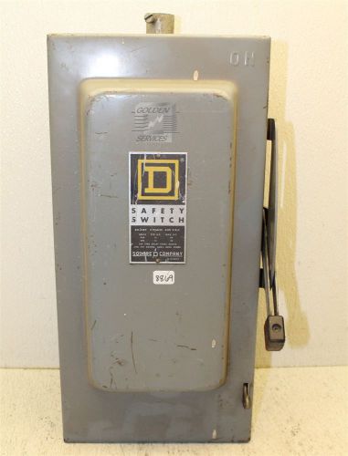 Square D H362 Safety Switch 600V 60A 3PH Series D2