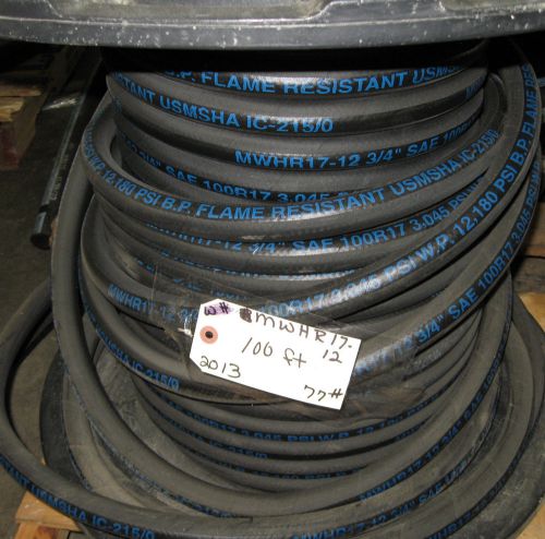 Hydraulic Hose 3/4&#034; x 100&#039;   3045 psi