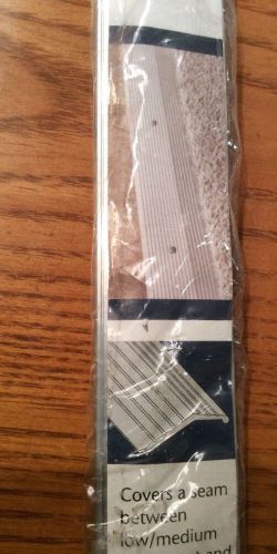 Columbia Carpet Bars Model #7116H - 3ft. Cover A Seam - Silver Aluminum