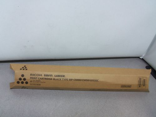 GENUINE RICOH SAVIN LANIER MP C5000/C5050/LD550C BLACK TONER.