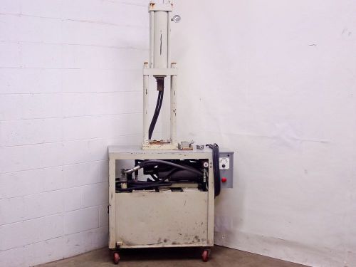 White Hydraulic Press 16&#034; Stroke 2.5&#034; Rod 208/220 VAC (42&#034; x 24&#034; x 87&#034;)