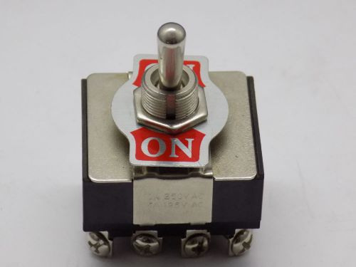 1x on-on 10a 250v ac,15a125v 4pdt toggle switch 12 screws for sale