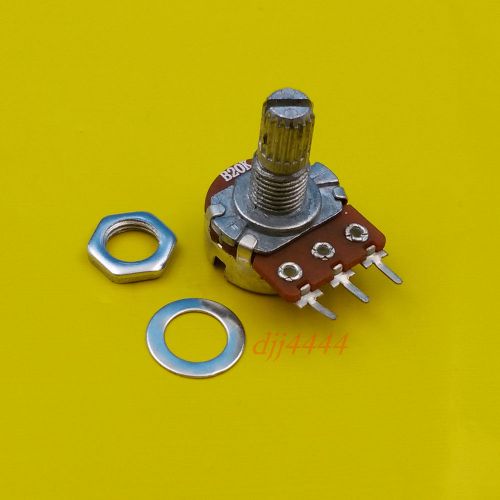 100Pcs B20K 20K Ohm Linear Taper MINI Potentiometer Pot 15mm 3Pin