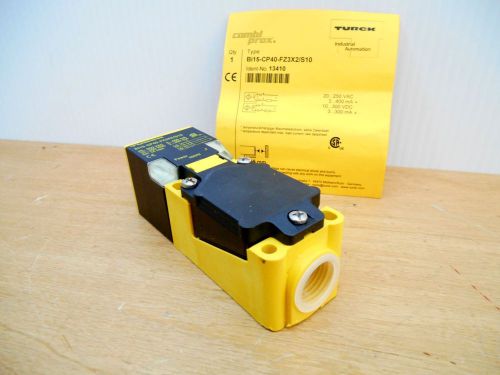 TURCK BI15-CP40-FZ3X2/S10 PROXITY SENSOR, NEW