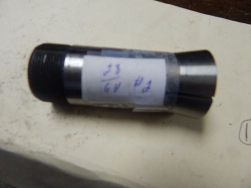 Hardinge  23/64&#034;  # 5C Collet with internal Threads Unit # 2