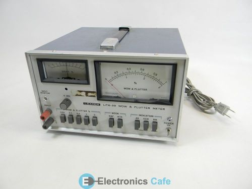 Leader Electronics LFM-39 Vintage Wow &amp; Flutter Test Meter Audio Sound Tester