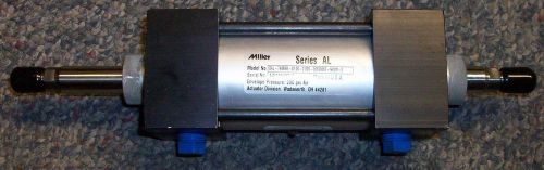 Miller 2&#034; Bore 2&#034; Stroke Double-End Rod Pneumatic Cylinder Series AL