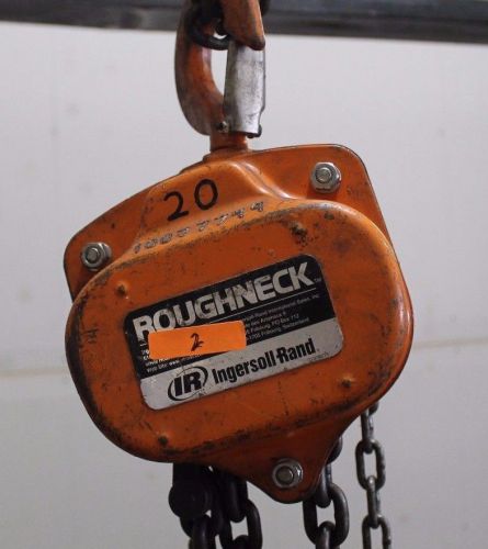 Ingersoll Rand 1.5 ton Roughneck manual chain hoist FREE SHIPPING