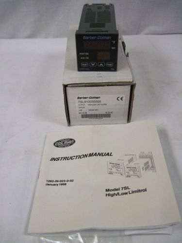 NOS Barber-Colman 7SL910030000 High/Low Limitrol Temperature Controller AO