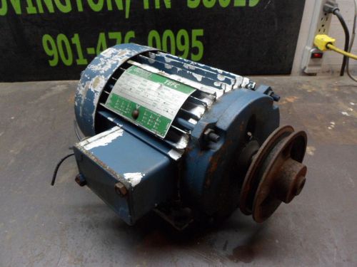 LINCOLN 2HP AC MOTOR FR:145T RPM:1725 SN:2428703 PH:3 230/460V USED