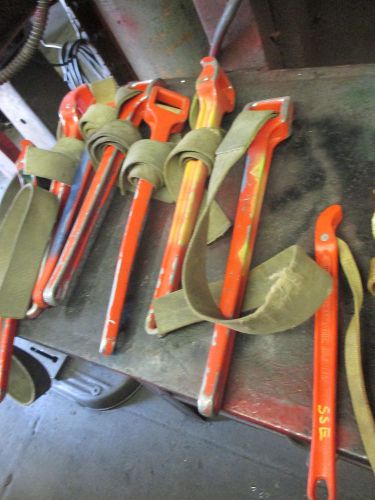 2 RIDGID  #5 STRAP WRENCHS 5&#034; PIPE CAPACITY