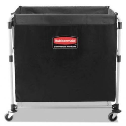 Rubbermaid® Executive Black Collapsible X-Cart - 8 Bushel