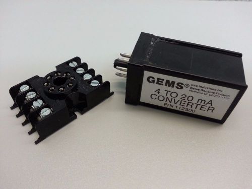 New GEMS 4 To 20 mA Converter 112300 Signal Conditioner