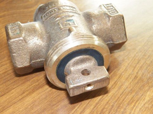 Mueller 3/4 inch in ground stop and waste valve (never used) 170 lb. 180 f brass for sale