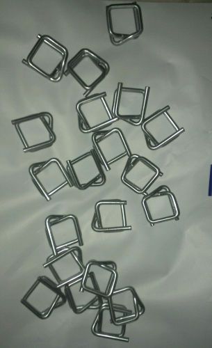 Lot of 50 Heavy Duty 3/4&#034; V CROSS POLY STRAPPING BUCKLES nylon banding clip